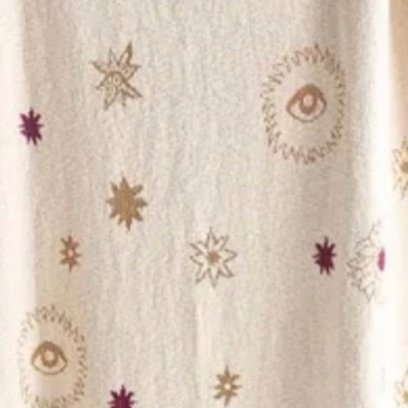 Anthropologie “Fortune” Cotton Knit Throw Blanket (95% Cotton) — NWT + Gift Box - Picture 3 of 8